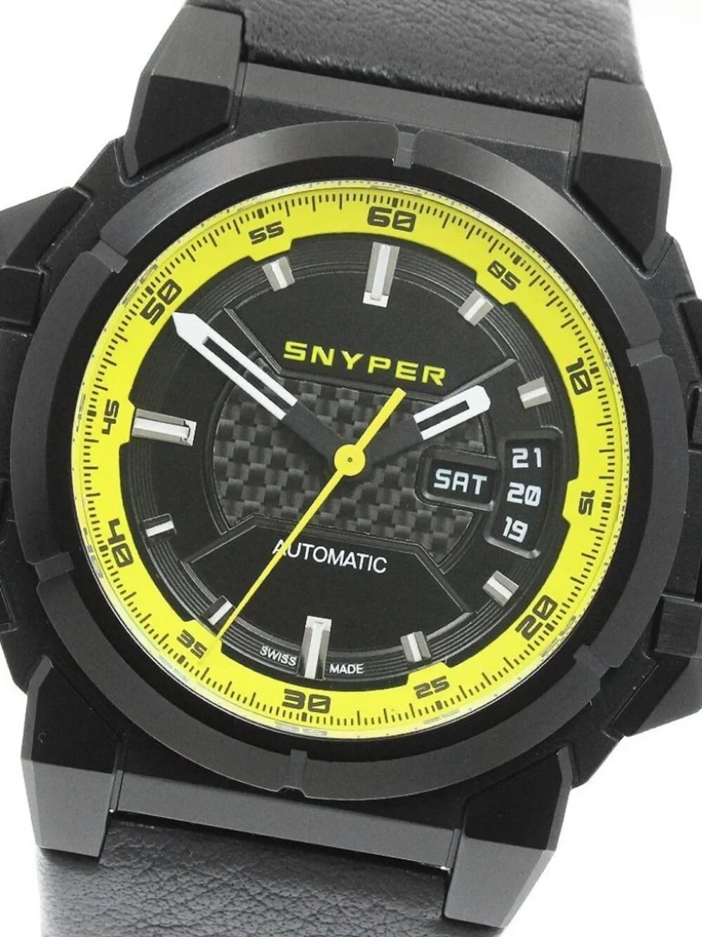SNYPER Sniper 2 Yellow Edition 20.260.OL black Dial Automatic Men's Watch_962226